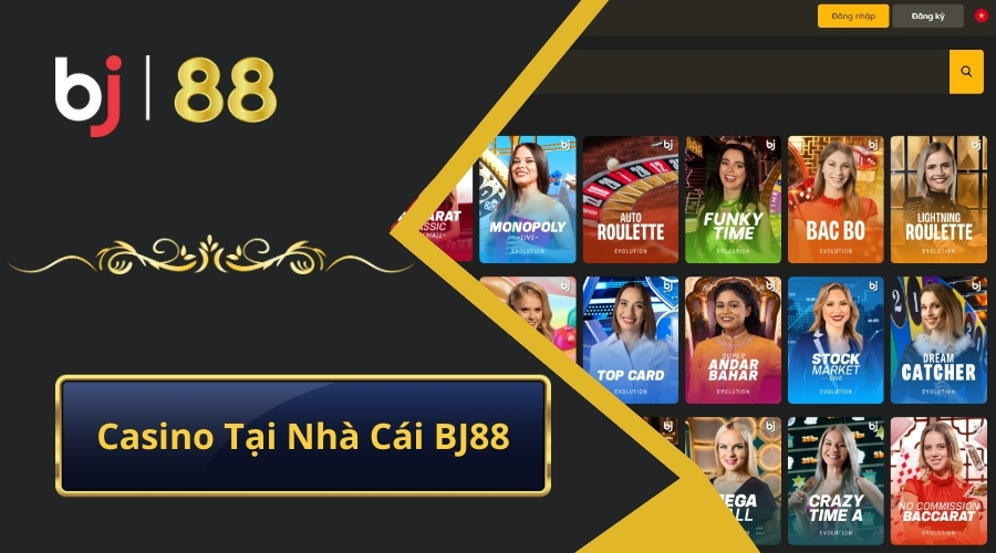 BJ88: Trang casino online uy tín, an toàn và hiện đại nhất