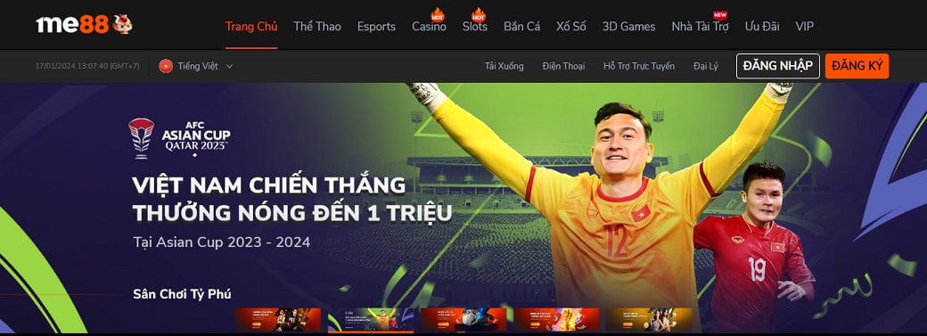 ME88 – Casino Trực Tuyến Thân Thiện Với Người Dùng Nhất Việt Nam