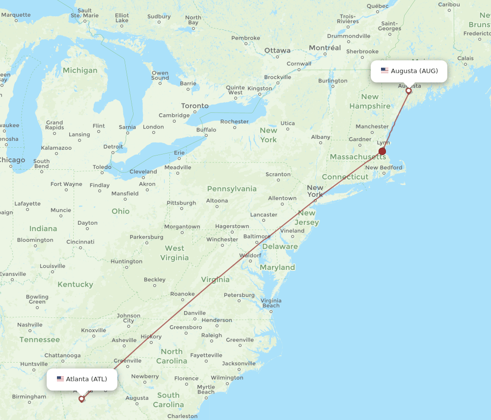atlanta to augusta distance how long does the trip really take