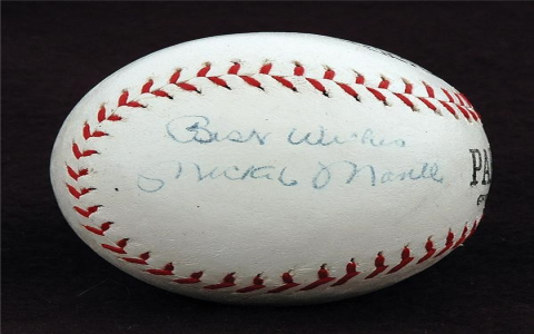 Where to Buy Mickey Mantle Signed Baseball Safely Trusted Authentic Sources