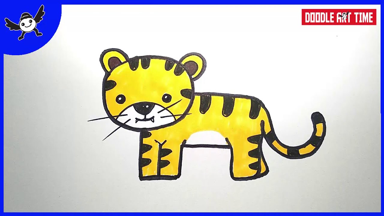 Learn to draw the tiger? Easy methods for beginners.