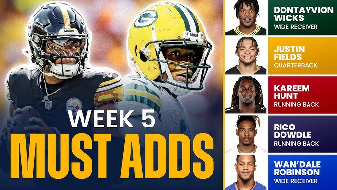 Week 5 Waiver Wire Top Picks Who Should You Add Now