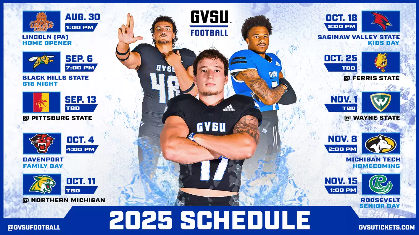 Grand Valley football schedule dates: Top games you must watch