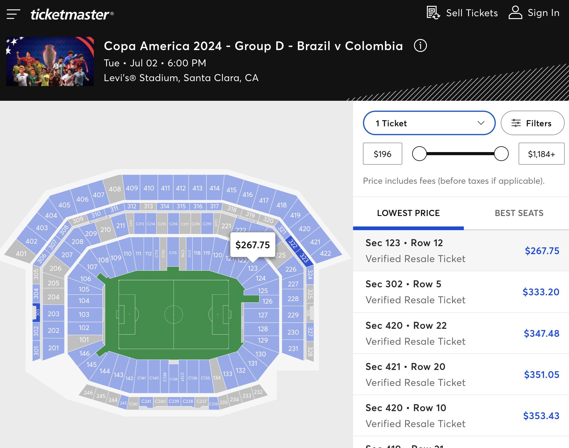 Brazil vs Colombia tickets best sites compared for safe booking