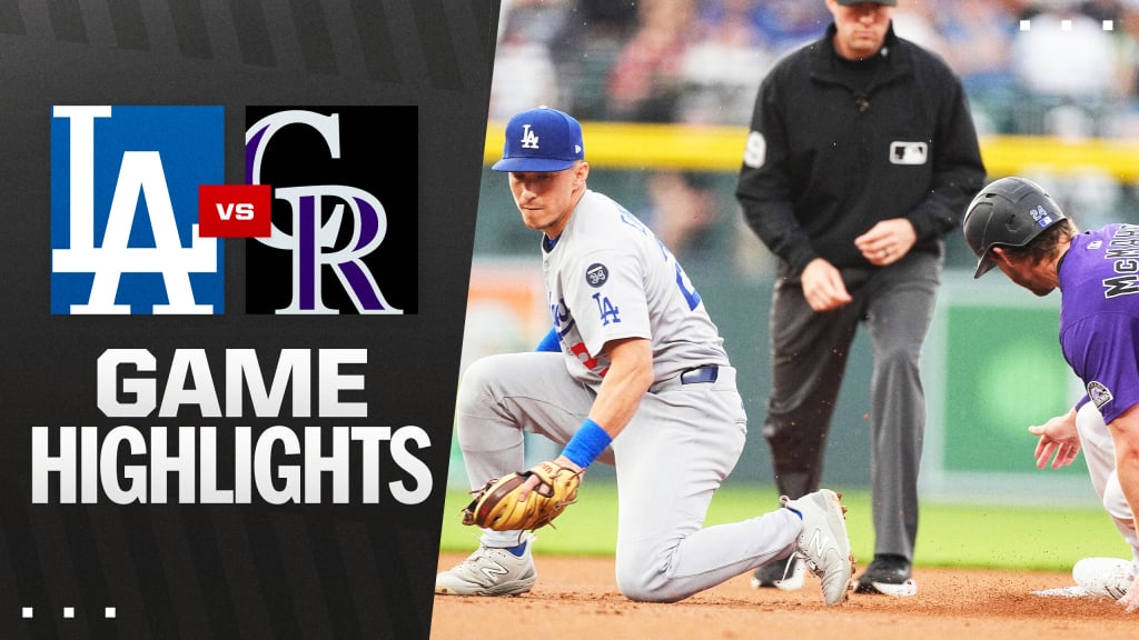 Colorado Rockies vs Dodgers Match Player Stats Highlights Key Players Performance Data
