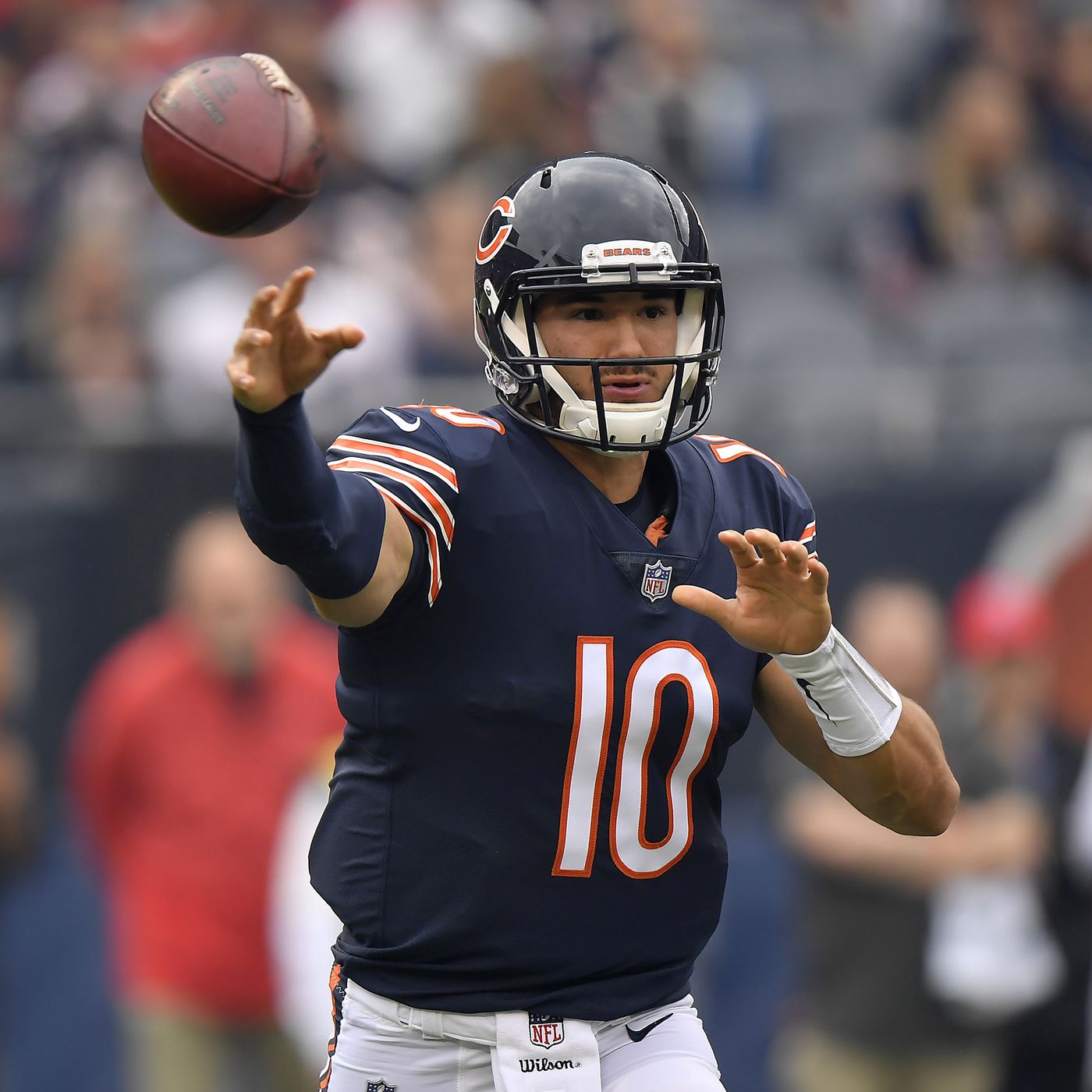 How to spot fake Mitchell Trubisky rookie card (avoid scams when buying).
