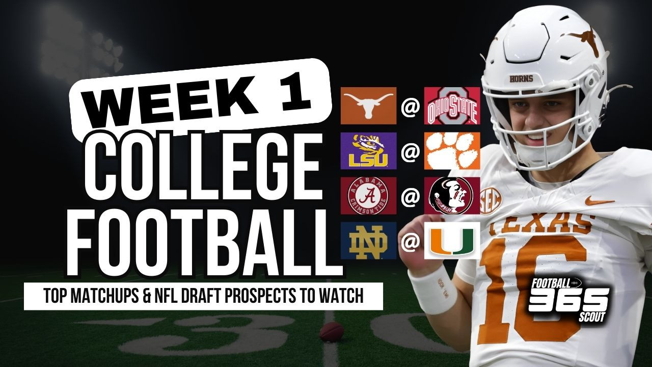 Where to watch 2028 NFL draft prospects games (Top college football matchups)