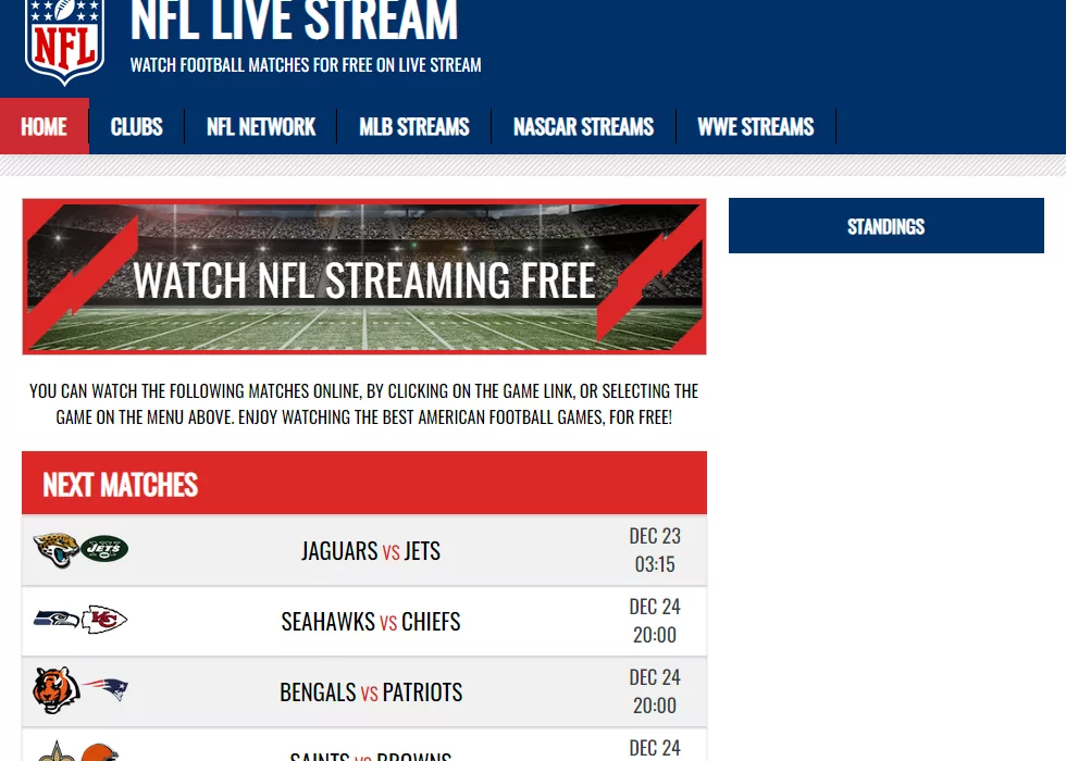 How to Find Free 720p NFL Streams Online? Best 5 Sites Revealed!